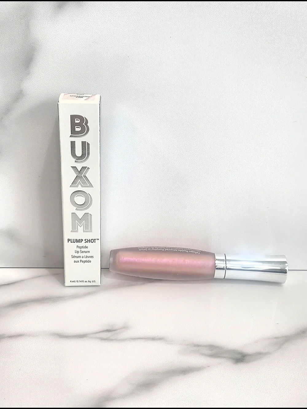 BUXOM COSMETICS Plump Shot Peptides Lip Serum In Spellbound Pink  NIB Retail $29